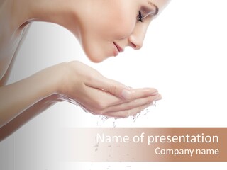 Clean Brunette  PowerPoint Template