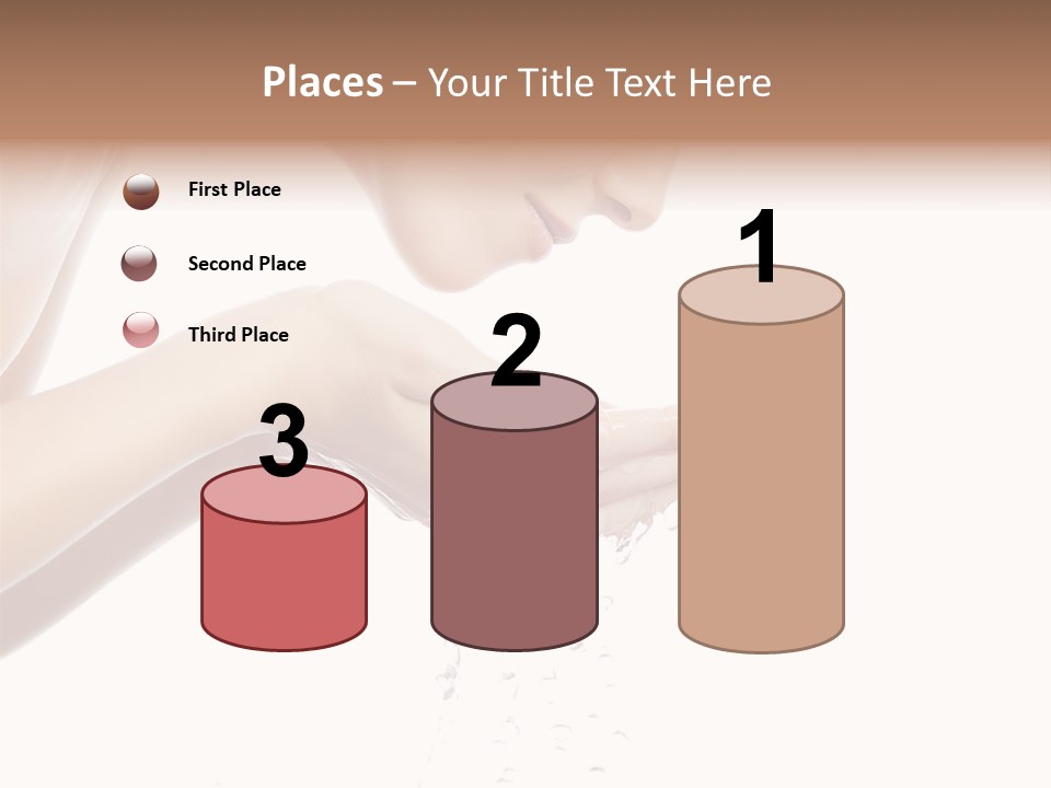 Clean Brunette  PowerPoint Template