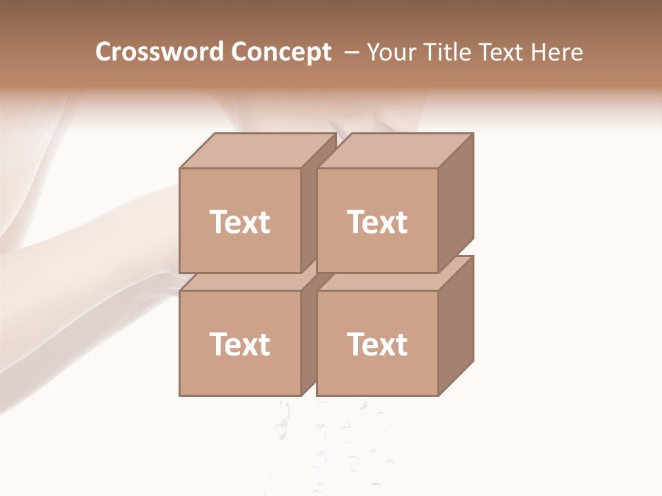 Clean Brunette  PowerPoint Template