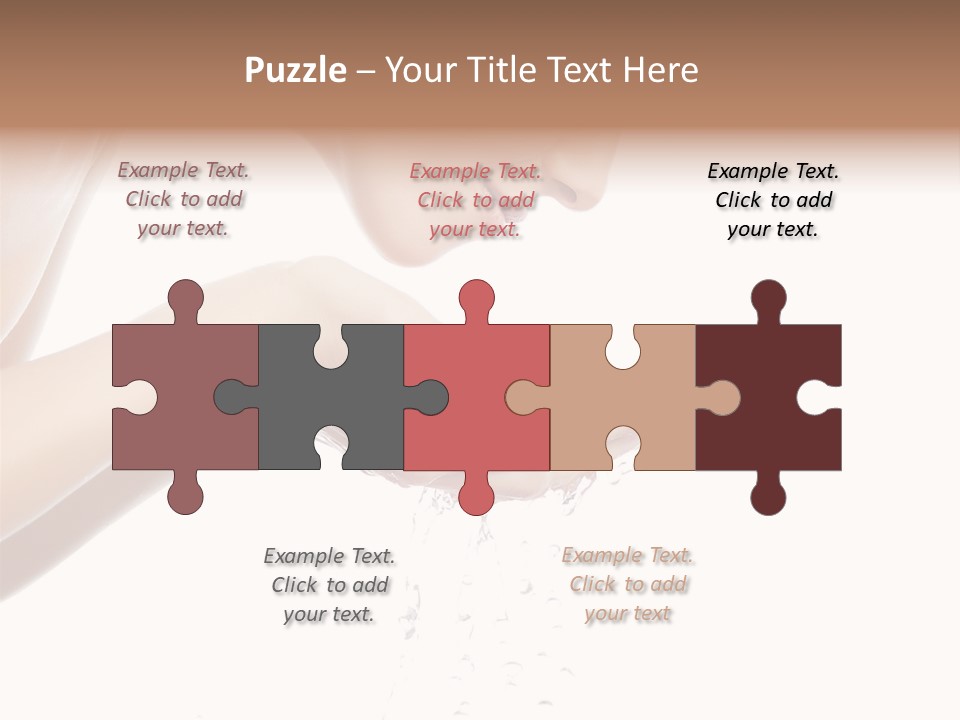 Clean Brunette  PowerPoint Template