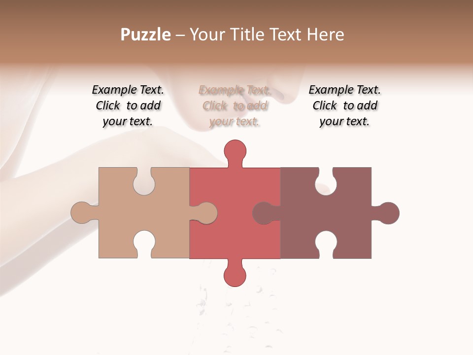 Clean Brunette  PowerPoint Template