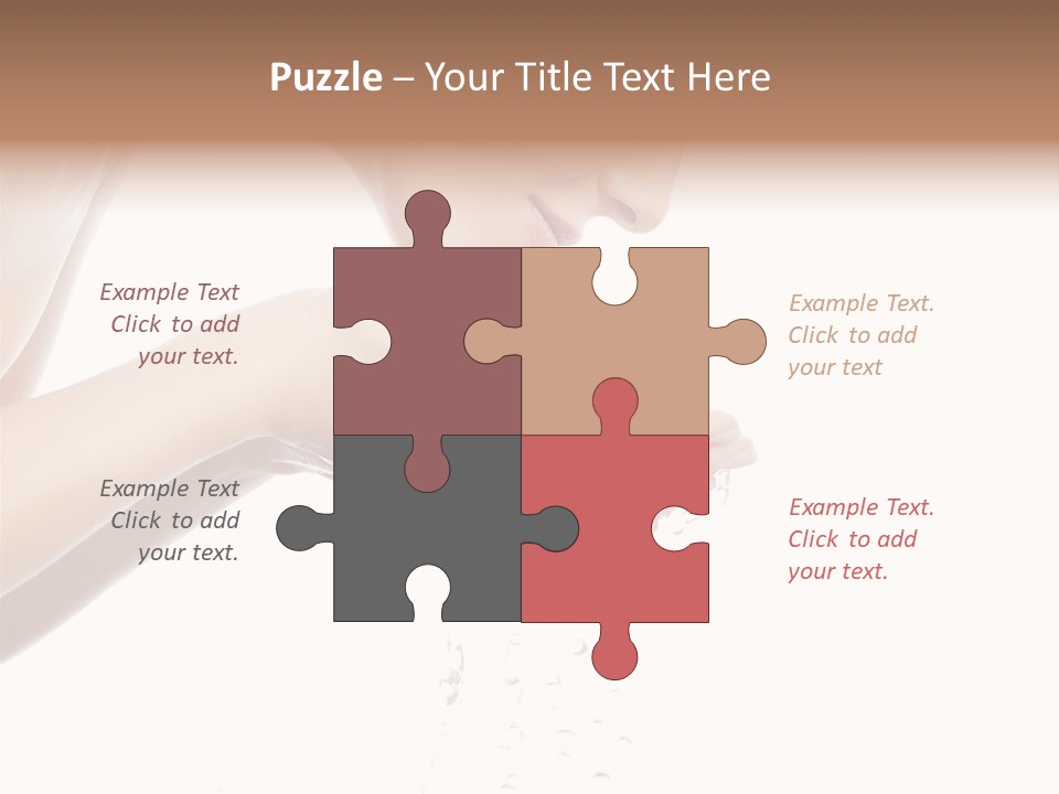 Clean Brunette  PowerPoint Template