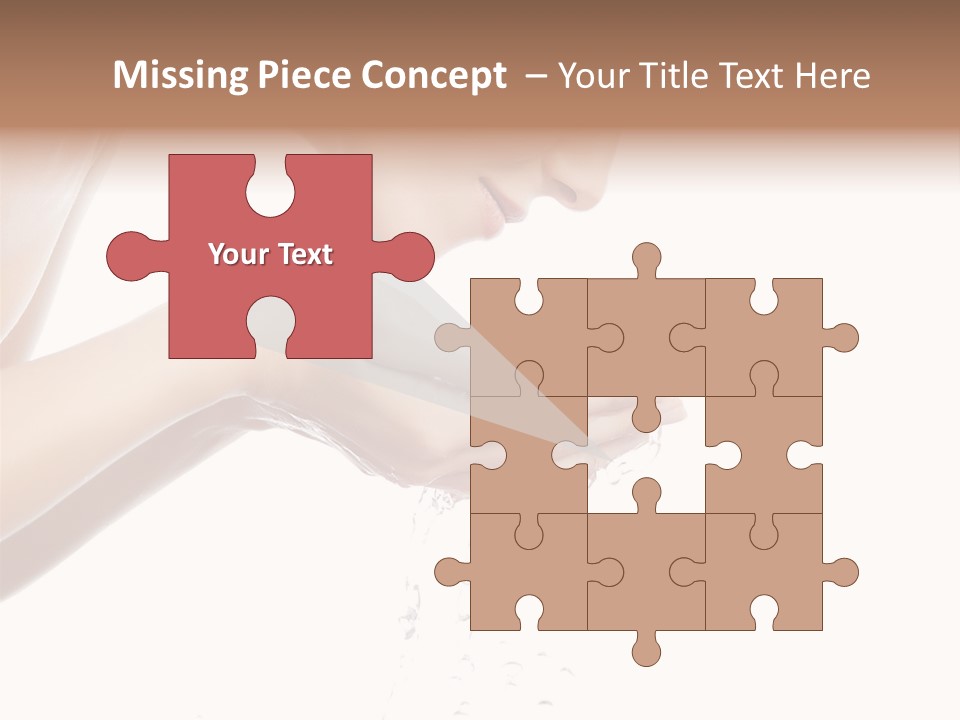 Clean Brunette  PowerPoint Template