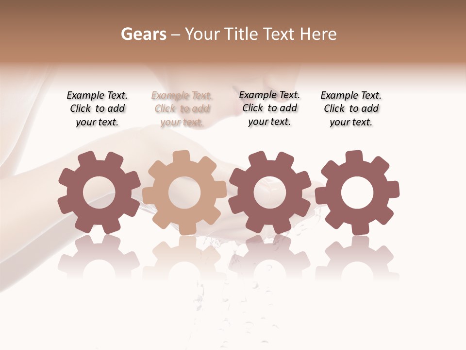 Clean Brunette  PowerPoint Template