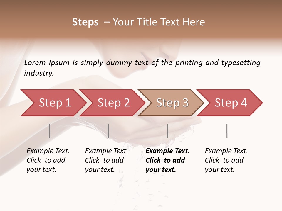 Clean Brunette  PowerPoint Template