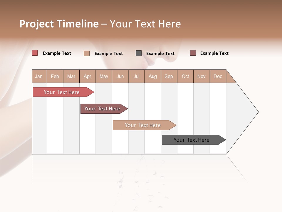 Clean Brunette  PowerPoint Template