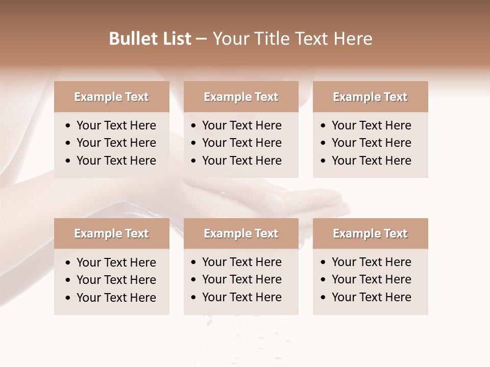 Clean Brunette  PowerPoint Template