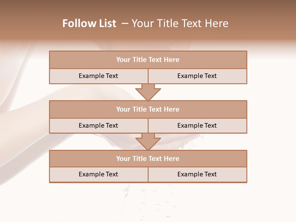 Clean Brunette  PowerPoint Template