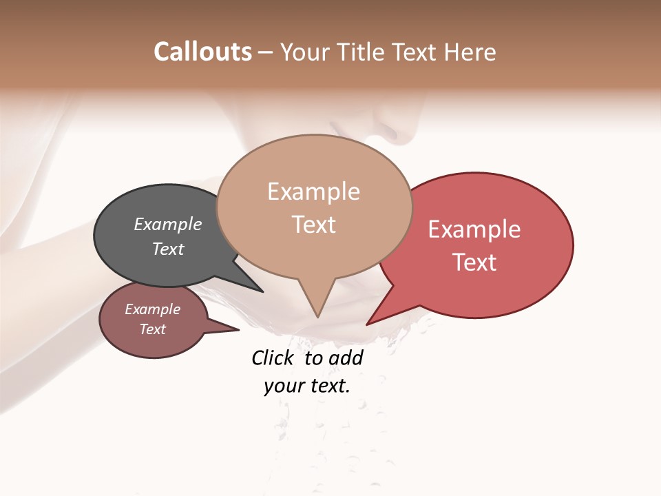 Clean Brunette  PowerPoint Template