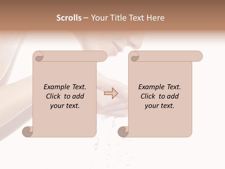 Clean Brunette  PowerPoint Template