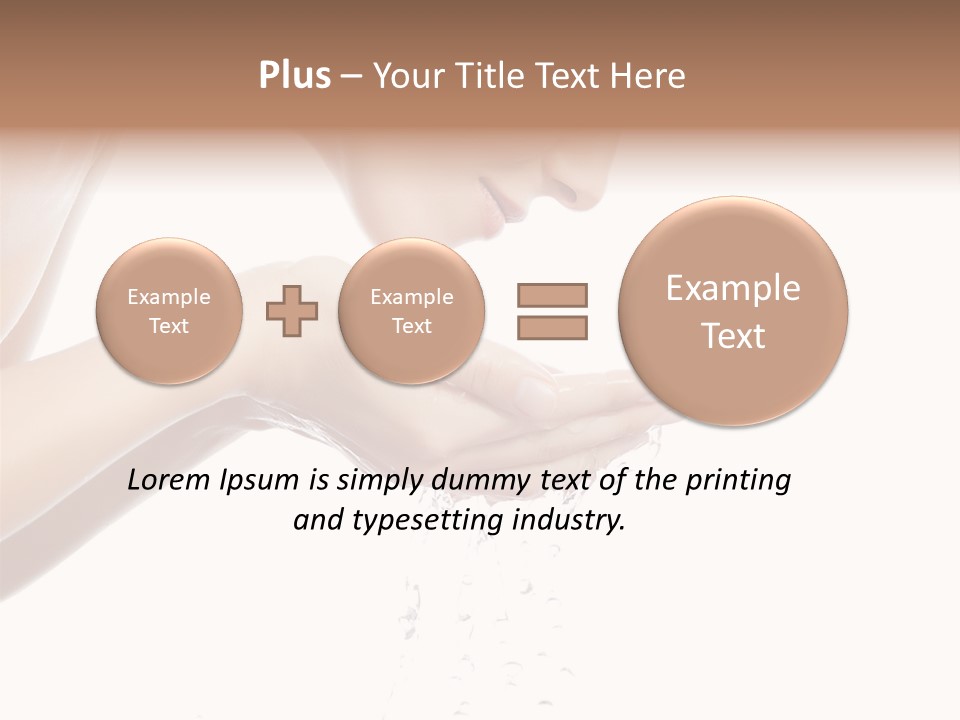 Clean Brunette  PowerPoint Template