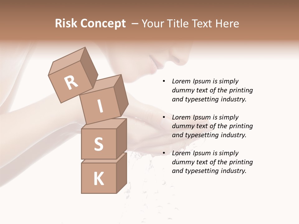 Clean Brunette  PowerPoint Template