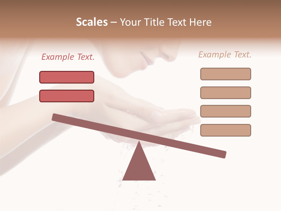 Clean Brunette  PowerPoint Template