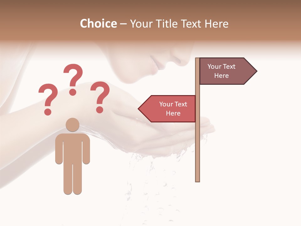 Clean Brunette  PowerPoint Template