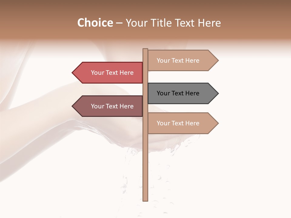 Clean Brunette  PowerPoint Template