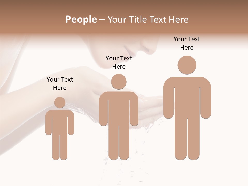 Clean Brunette  PowerPoint Template