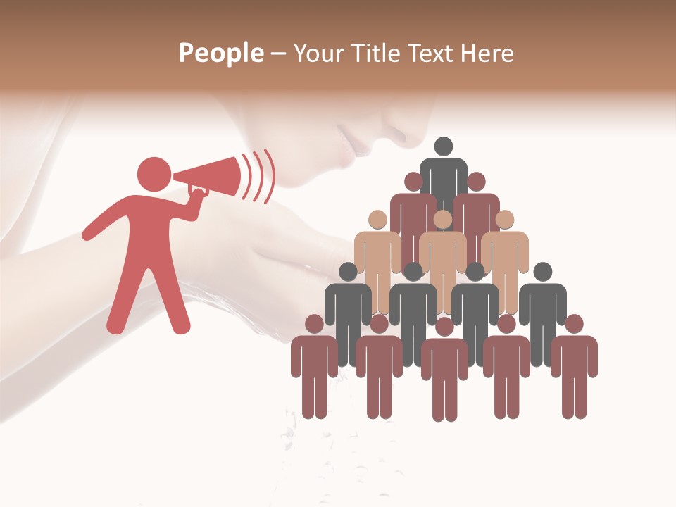 Clean Brunette  PowerPoint Template