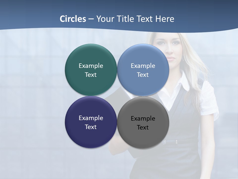 Fit Woman Joy PowerPoint Template