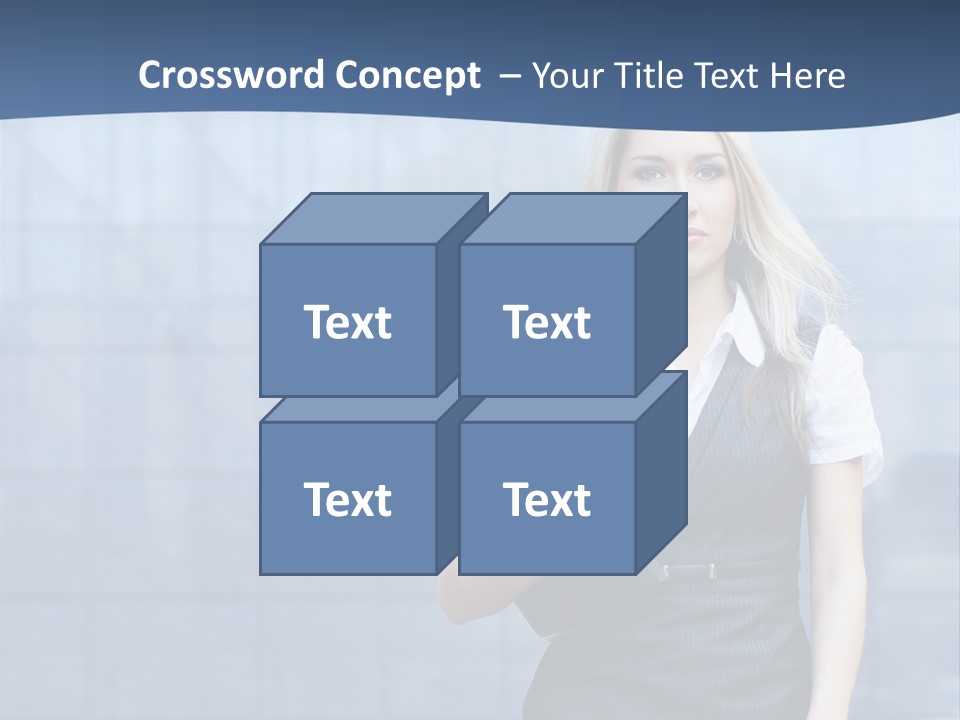 Fit Woman Joy PowerPoint Template