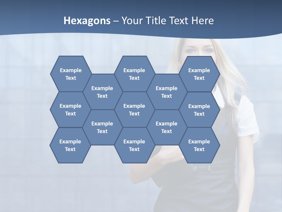 Fit Woman Joy PowerPoint Template