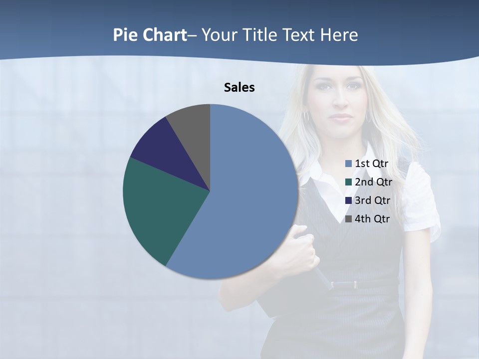 Fit Woman Joy PowerPoint Template