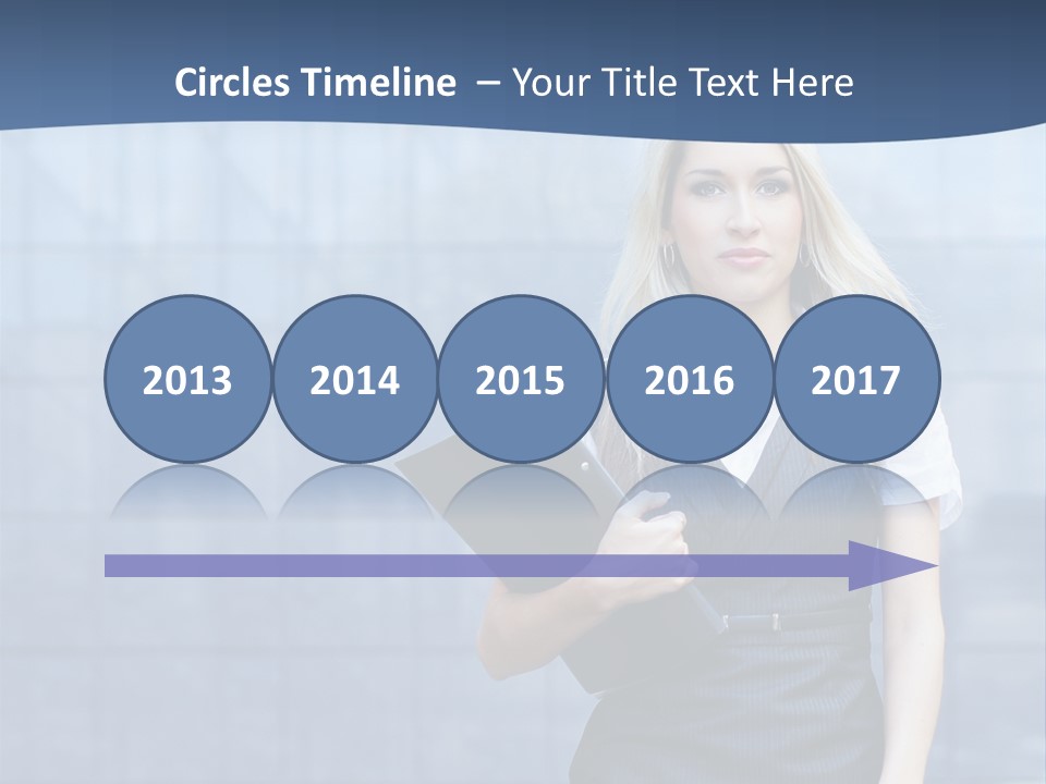 Fit Woman Joy PowerPoint Template