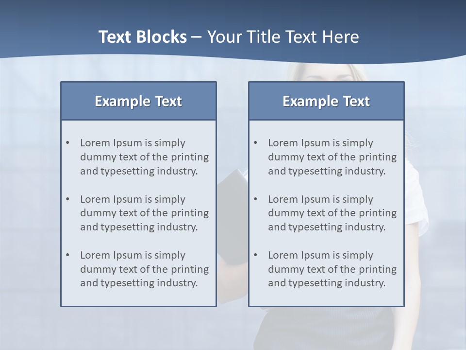 Fit Woman Joy PowerPoint Template