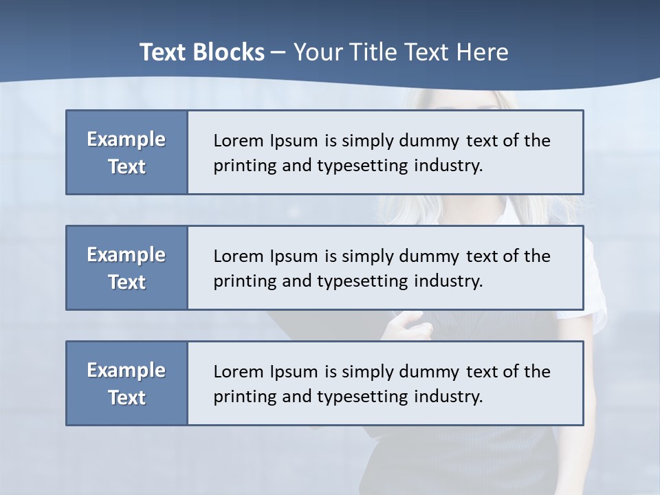 Fit Woman Joy PowerPoint Template