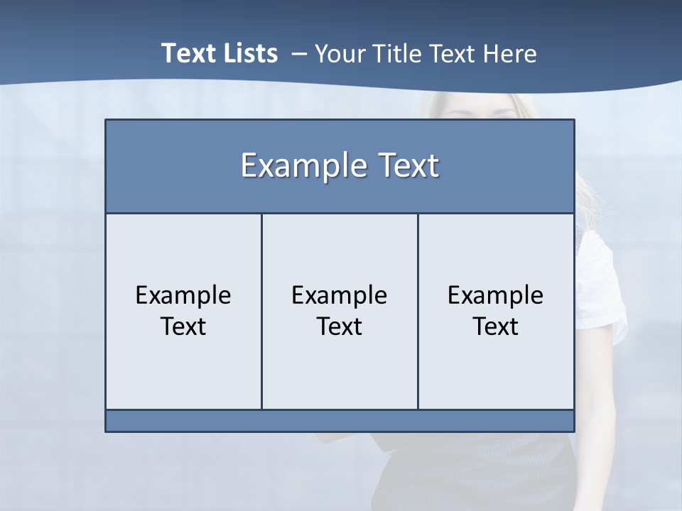 Fit Woman Joy PowerPoint Template