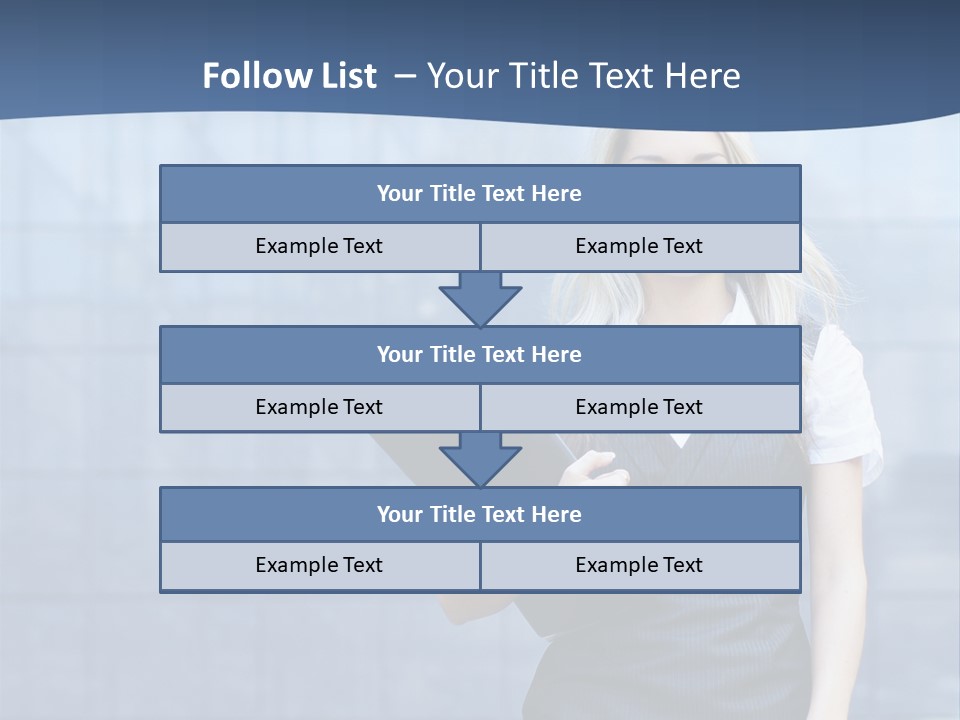 Fit Woman Joy PowerPoint Template