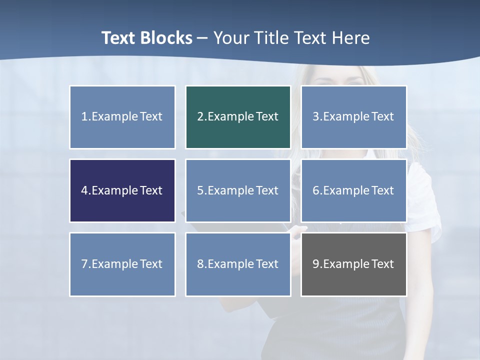 Fit Woman Joy PowerPoint Template