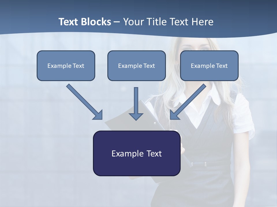 Fit Woman Joy PowerPoint Template