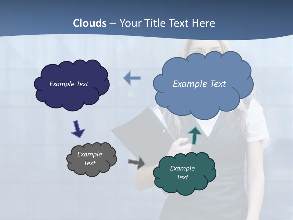 Fit Woman Joy PowerPoint Template