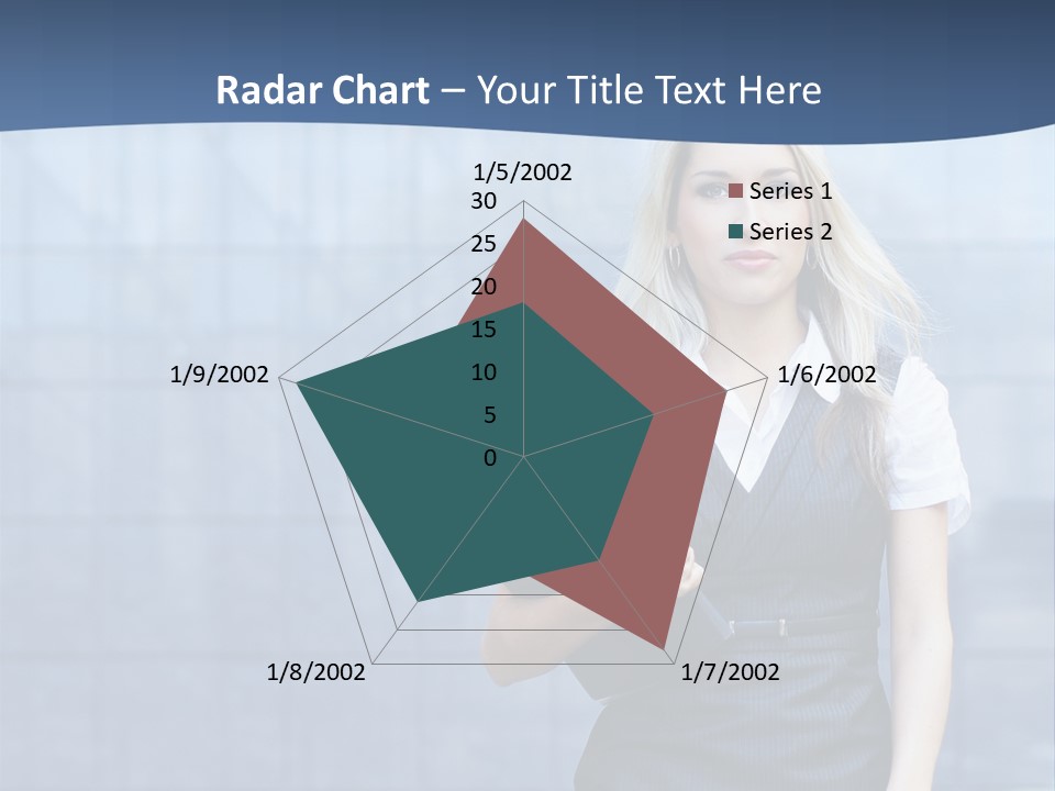 Fit Woman Joy PowerPoint Template