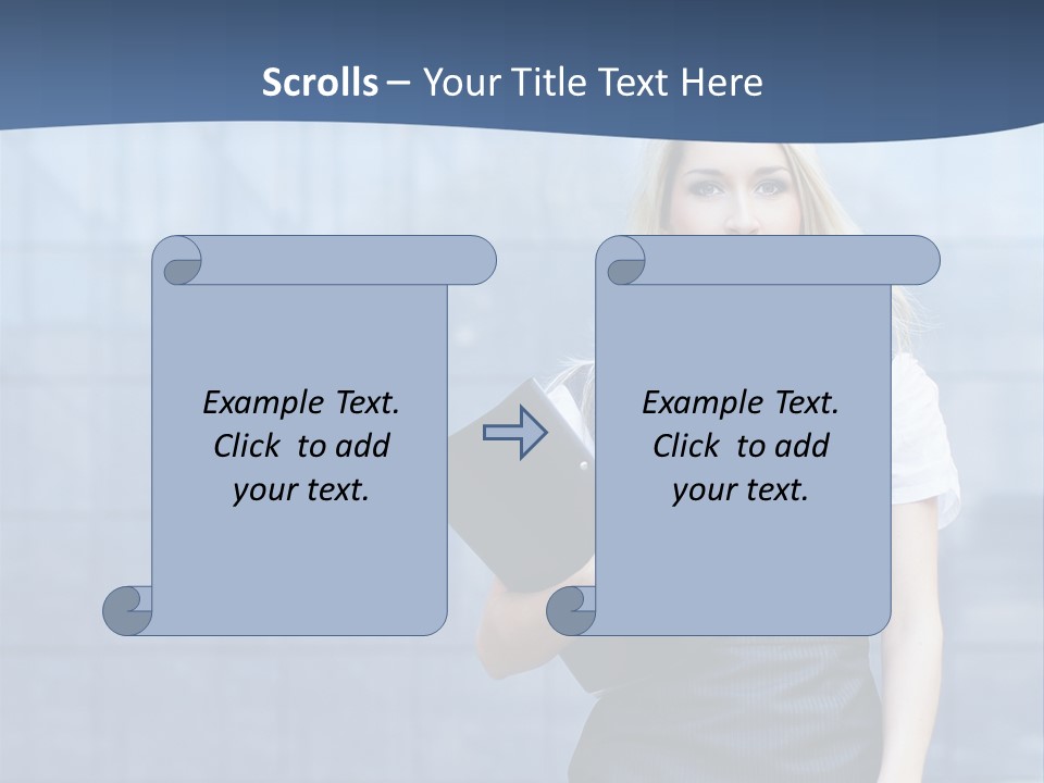 Fit Woman Joy PowerPoint Template