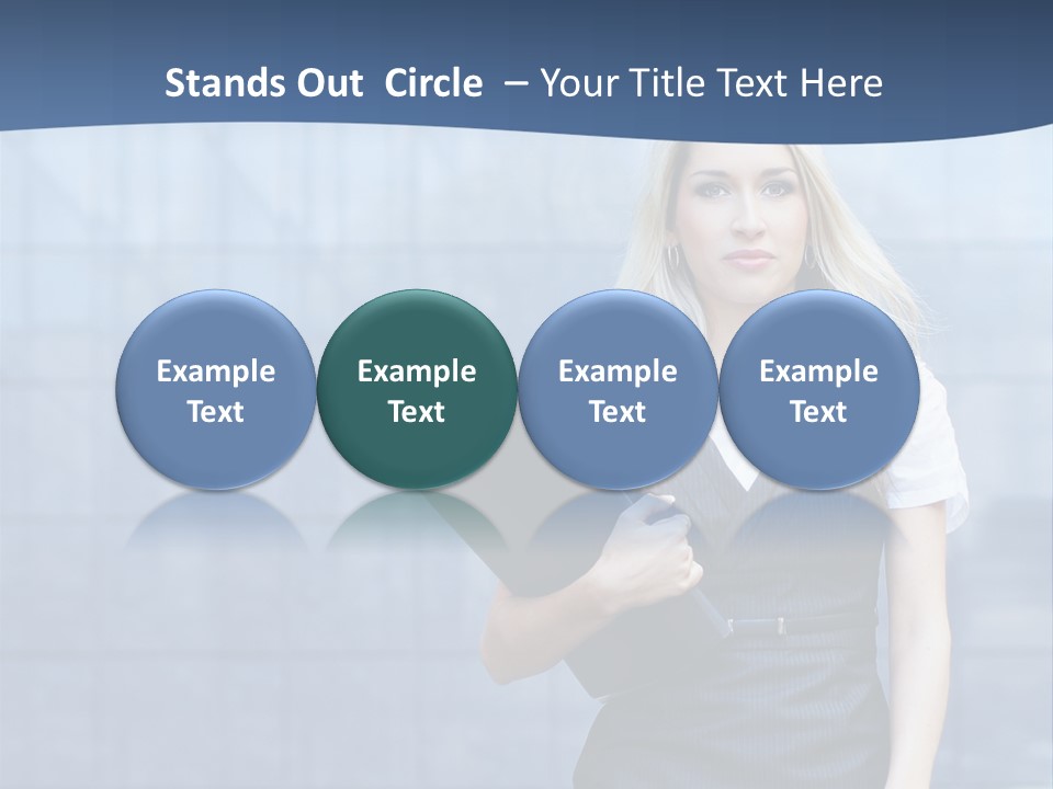 Fit Woman Joy PowerPoint Template