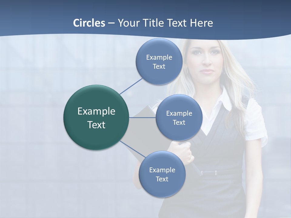 Fit Woman Joy PowerPoint Template