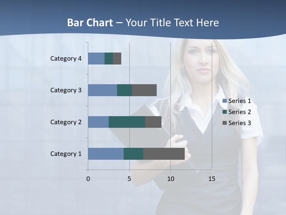 Fit Woman Joy PowerPoint Template