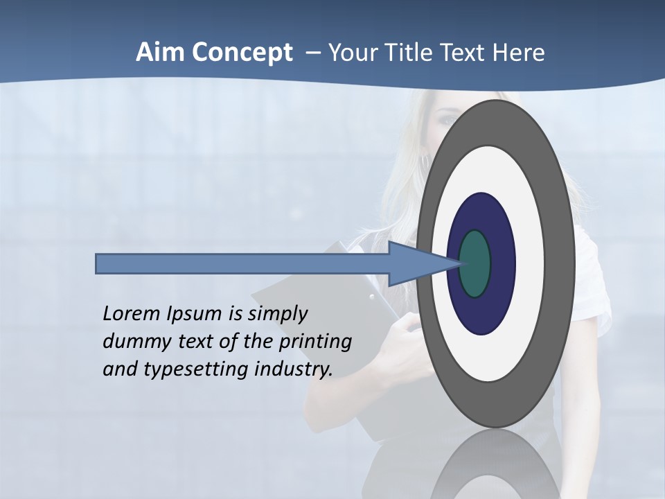 Fit Woman Joy PowerPoint Template