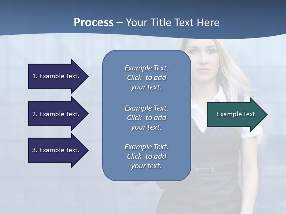 Fit Woman Joy PowerPoint Template