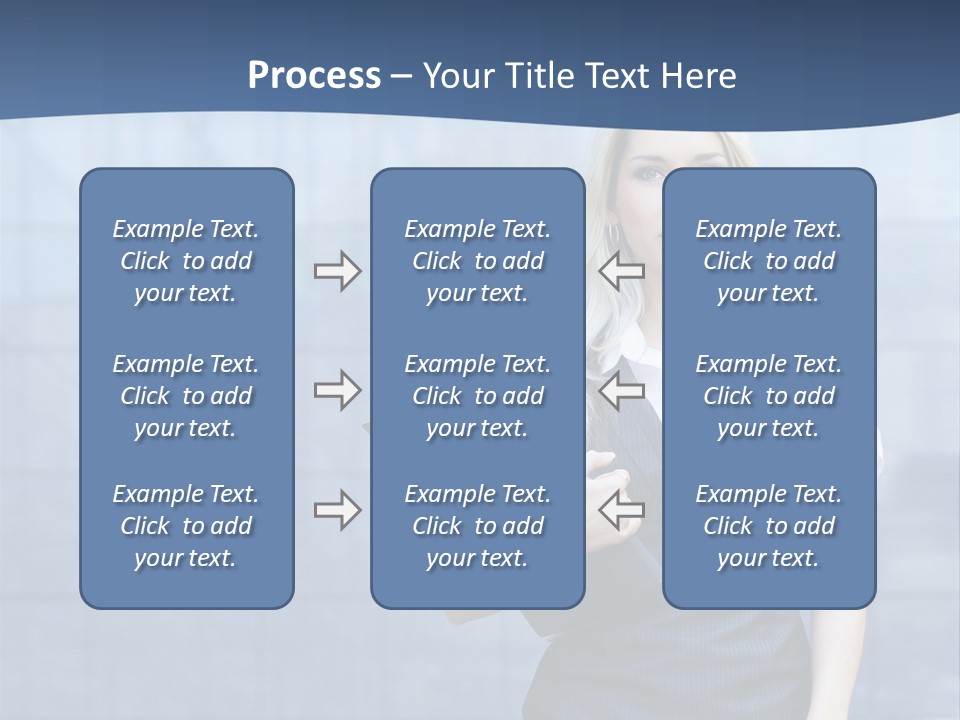 Fit Woman Joy PowerPoint Template