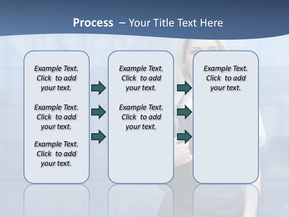Fit Woman Joy PowerPoint Template