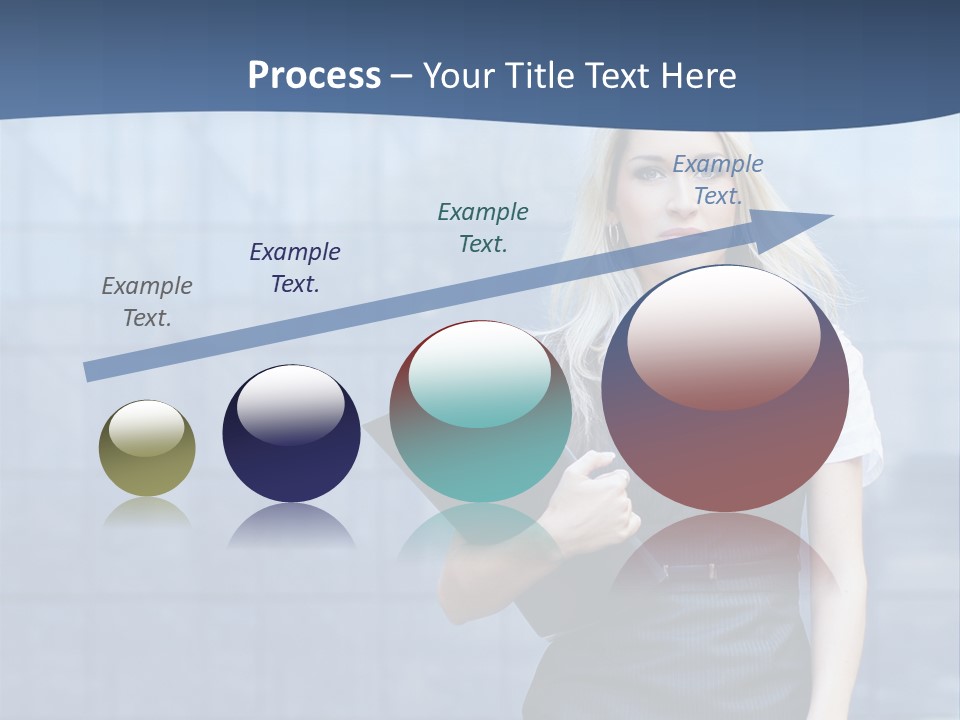 Fit Woman Joy PowerPoint Template