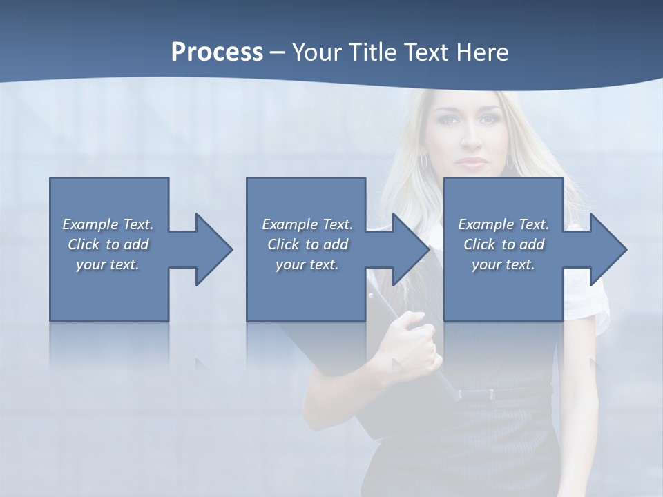 Fit Woman Joy PowerPoint Template