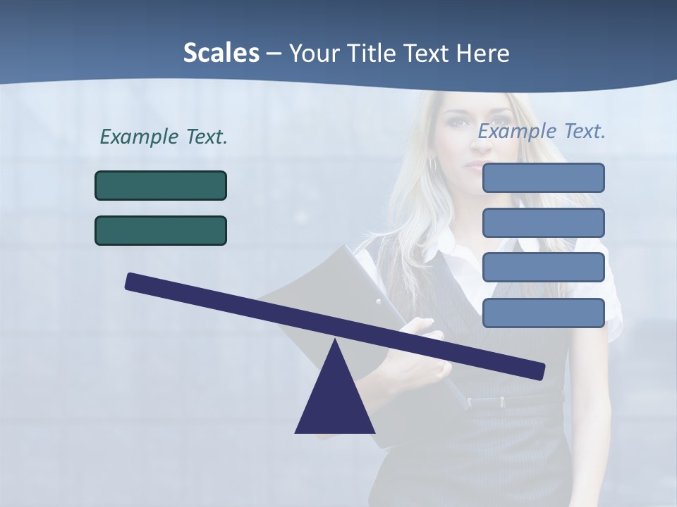 Fit Woman Joy PowerPoint Template