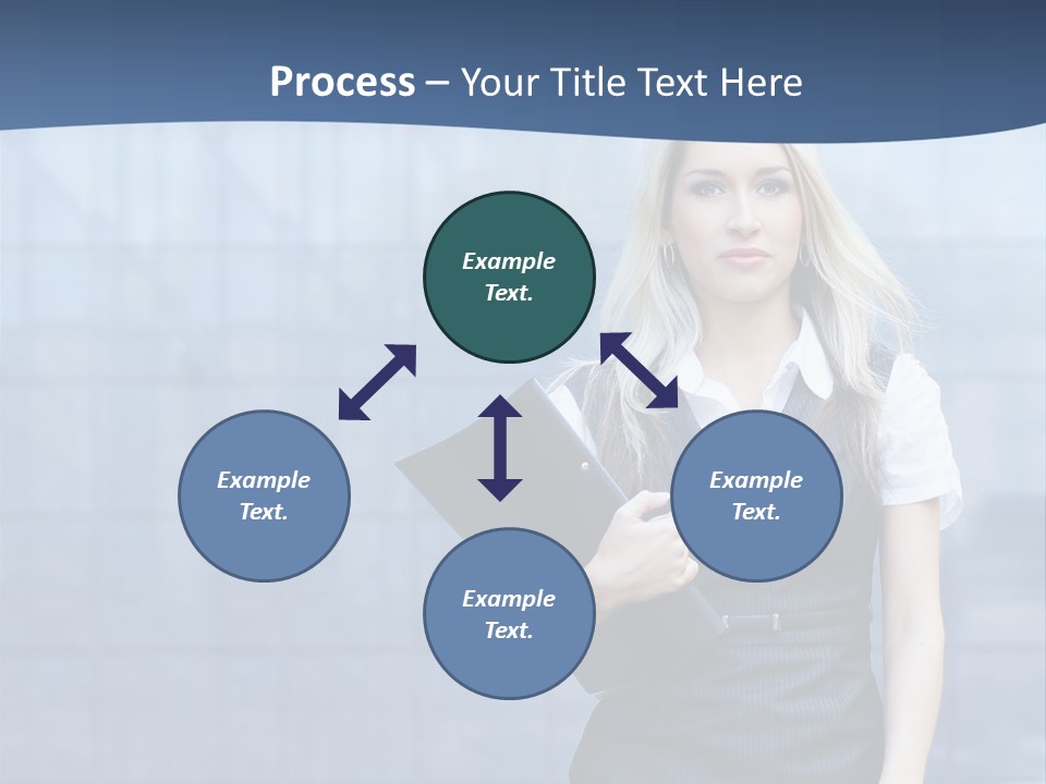 Fit Woman Joy PowerPoint Template