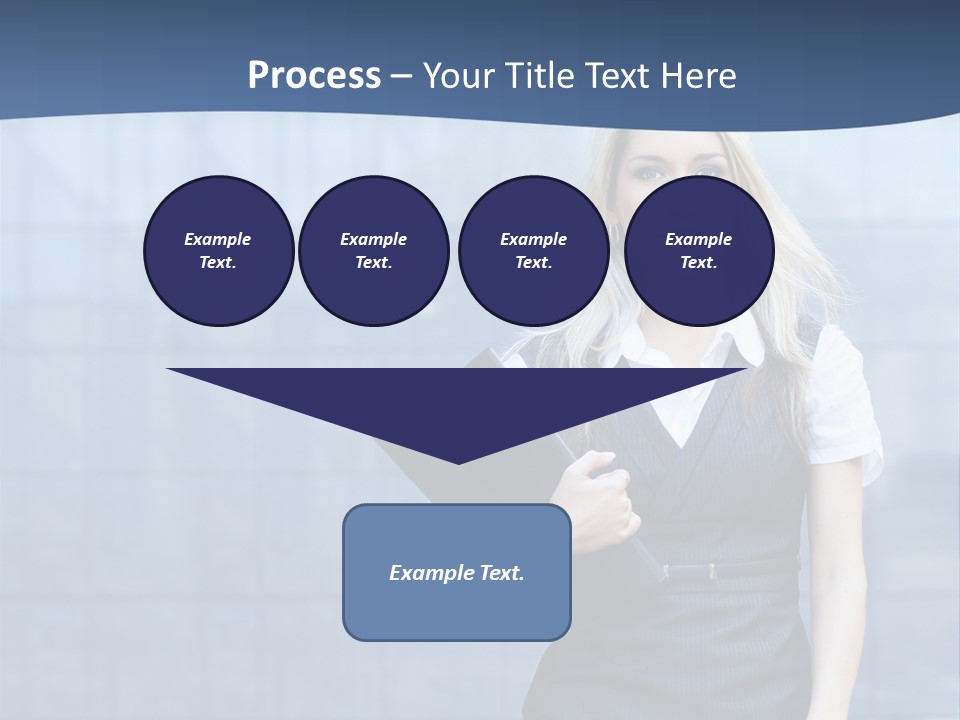 Fit Woman Joy PowerPoint Template