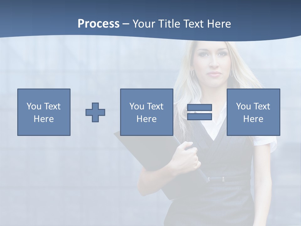 Fit Woman Joy PowerPoint Template