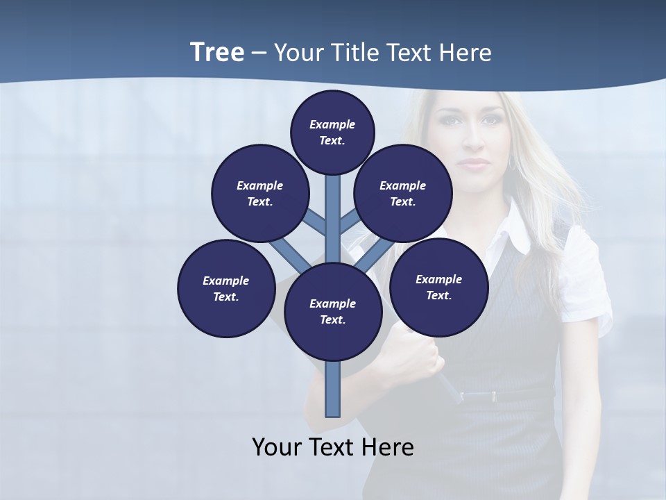 Fit Woman Joy PowerPoint Template