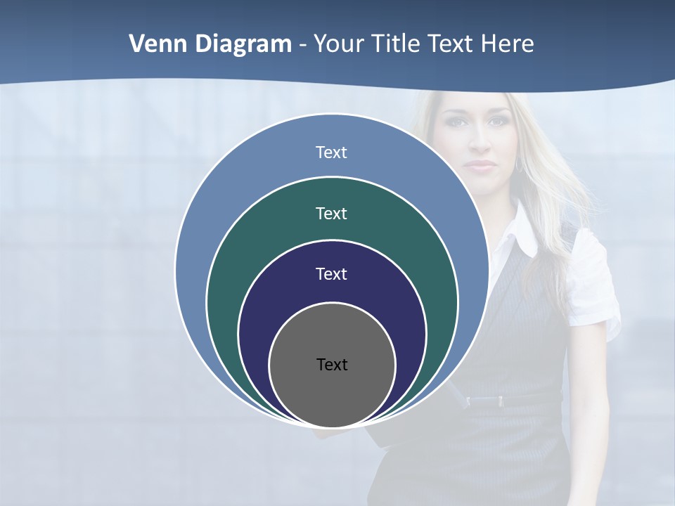 Fit Woman Joy PowerPoint Template